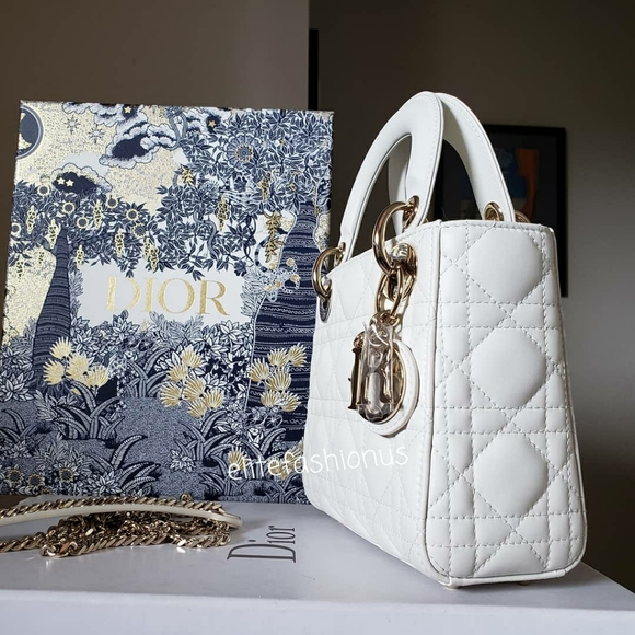 New Lady Dior mini milk gold hw - Picture 5 of 15